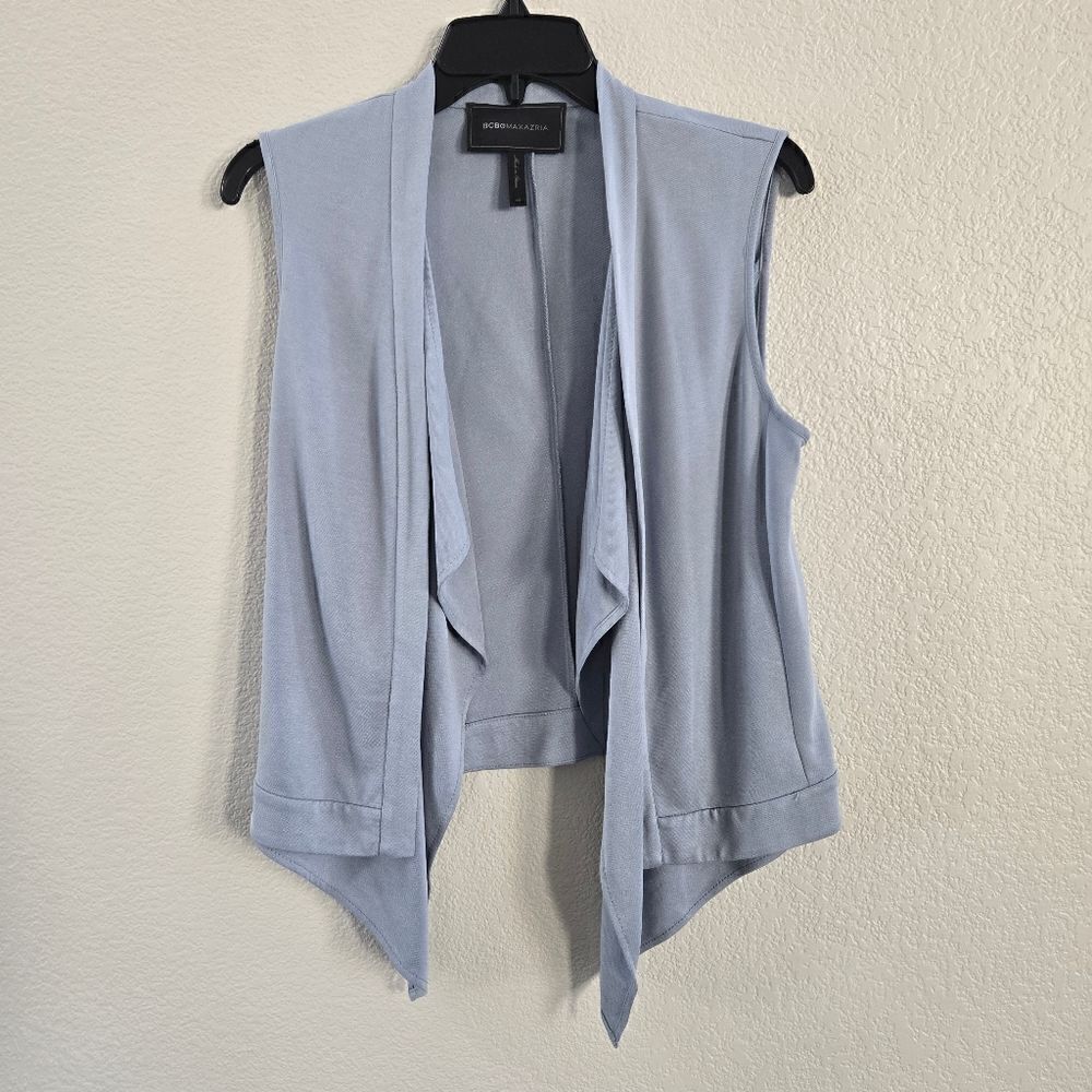 BCBG MaxAzria Draped Vest Womens XS Ryland Vintage